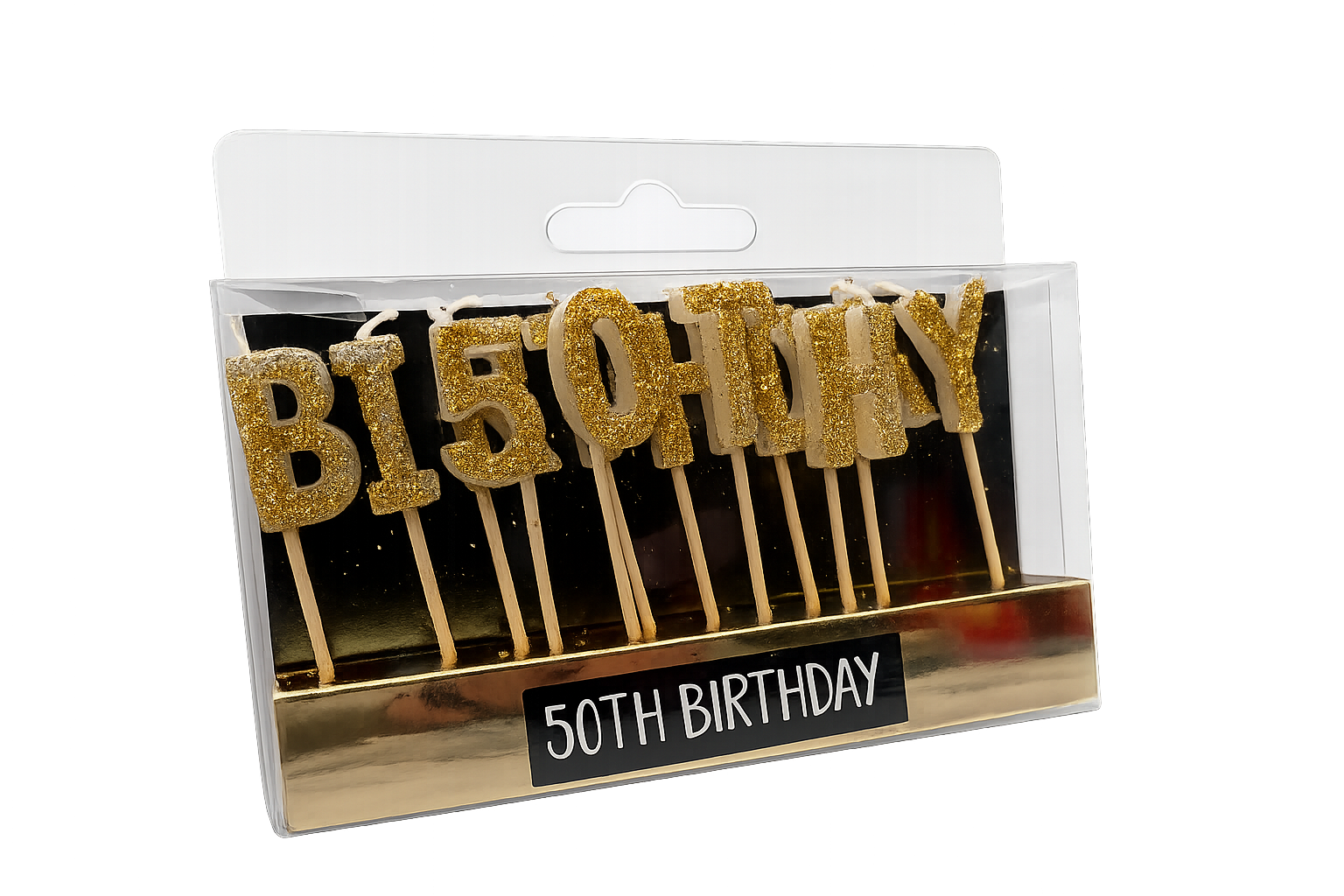 20 x 50th Birthday Candle Sets RRP £8.99 ea L2253 sku-4590