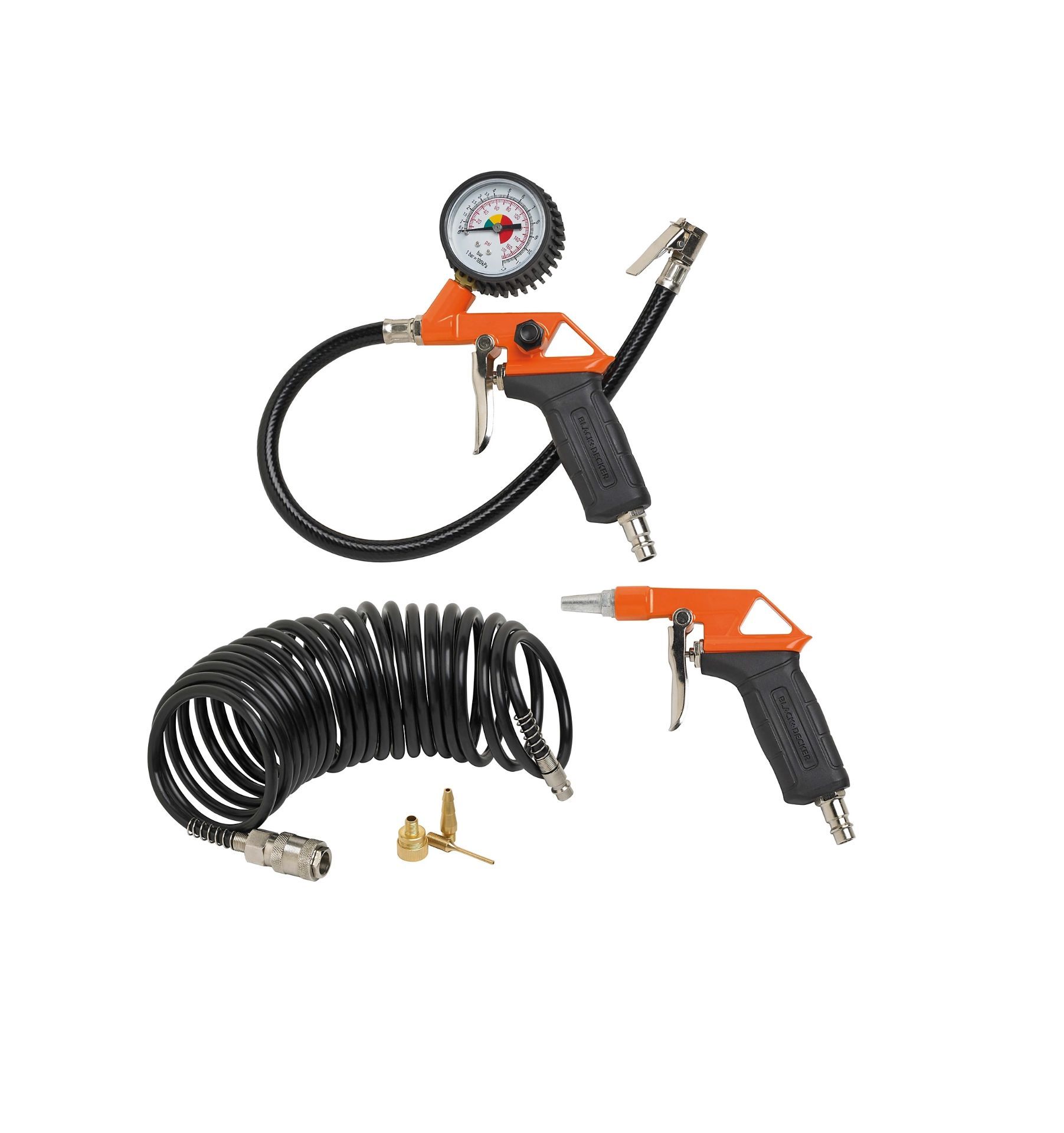 4 x Black & Decker 6 Piece Air Kit RRP £159.96 L26 sku-2770