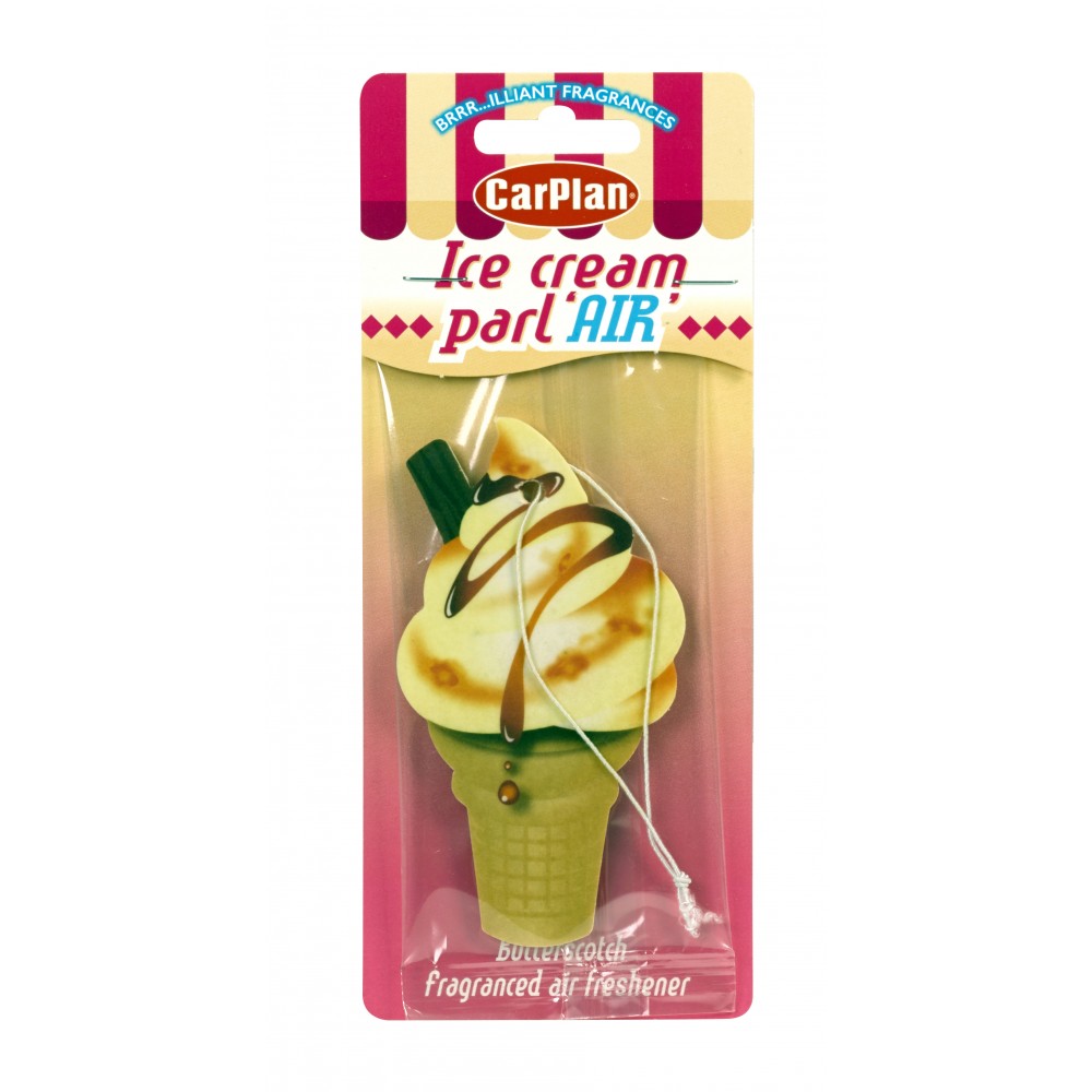 60 x Carplan Ice Cream Parl Air Butterscotch Air Fresheners RRP £1.99 ea. L10a sku-2225