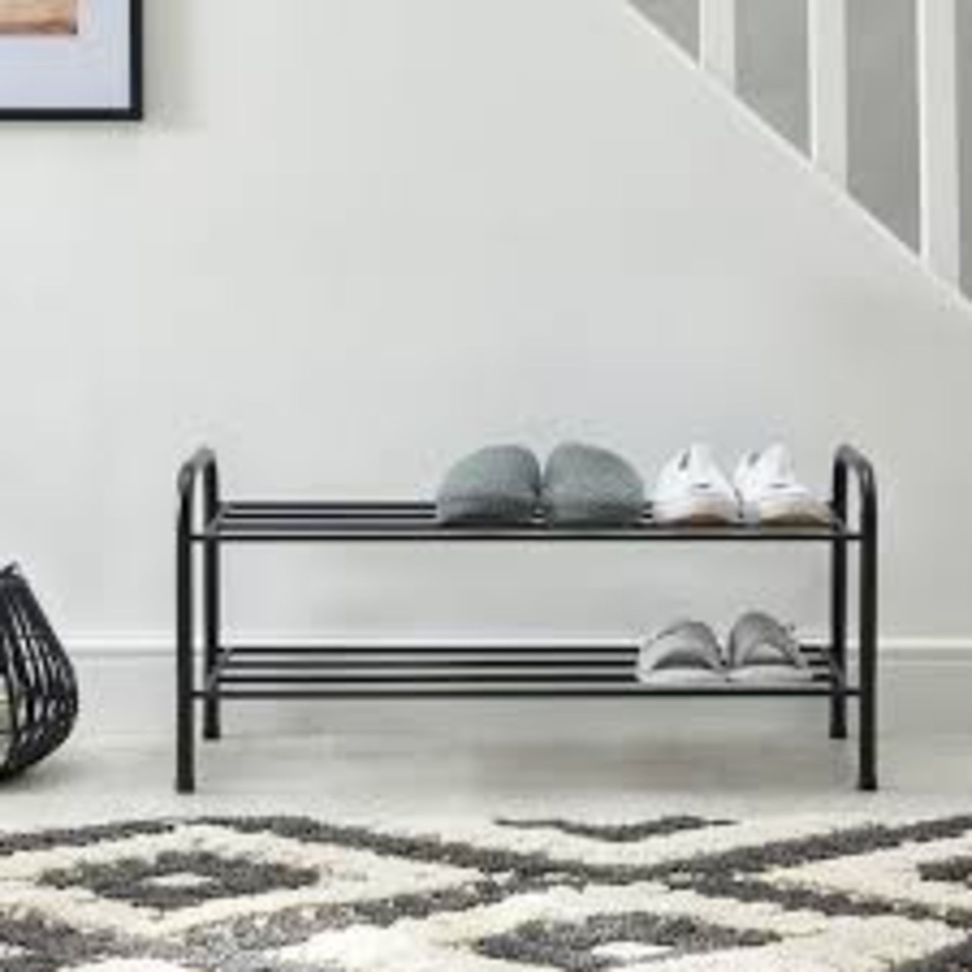 6 x 2 Tier Luxury Shoe Rack L20 sku-2887