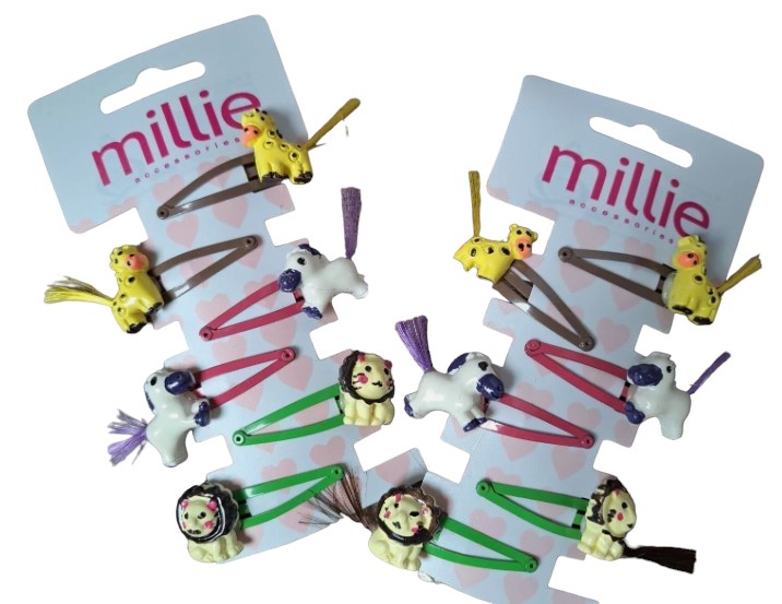 36 x Packs of 6 Millie accessories Hair Clips L24 sku-2852