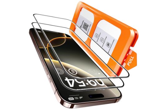 2 Pack for iPhone 16 Pro Screen Protector 6.3-Inch L23b sku-3793