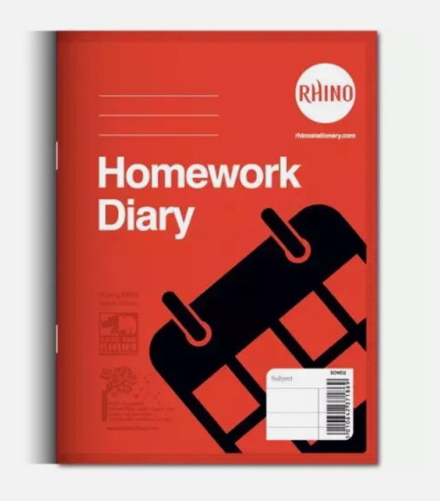 100 x Rhino Undated Homework Diaries RRP £156.00 L12c sku-2950