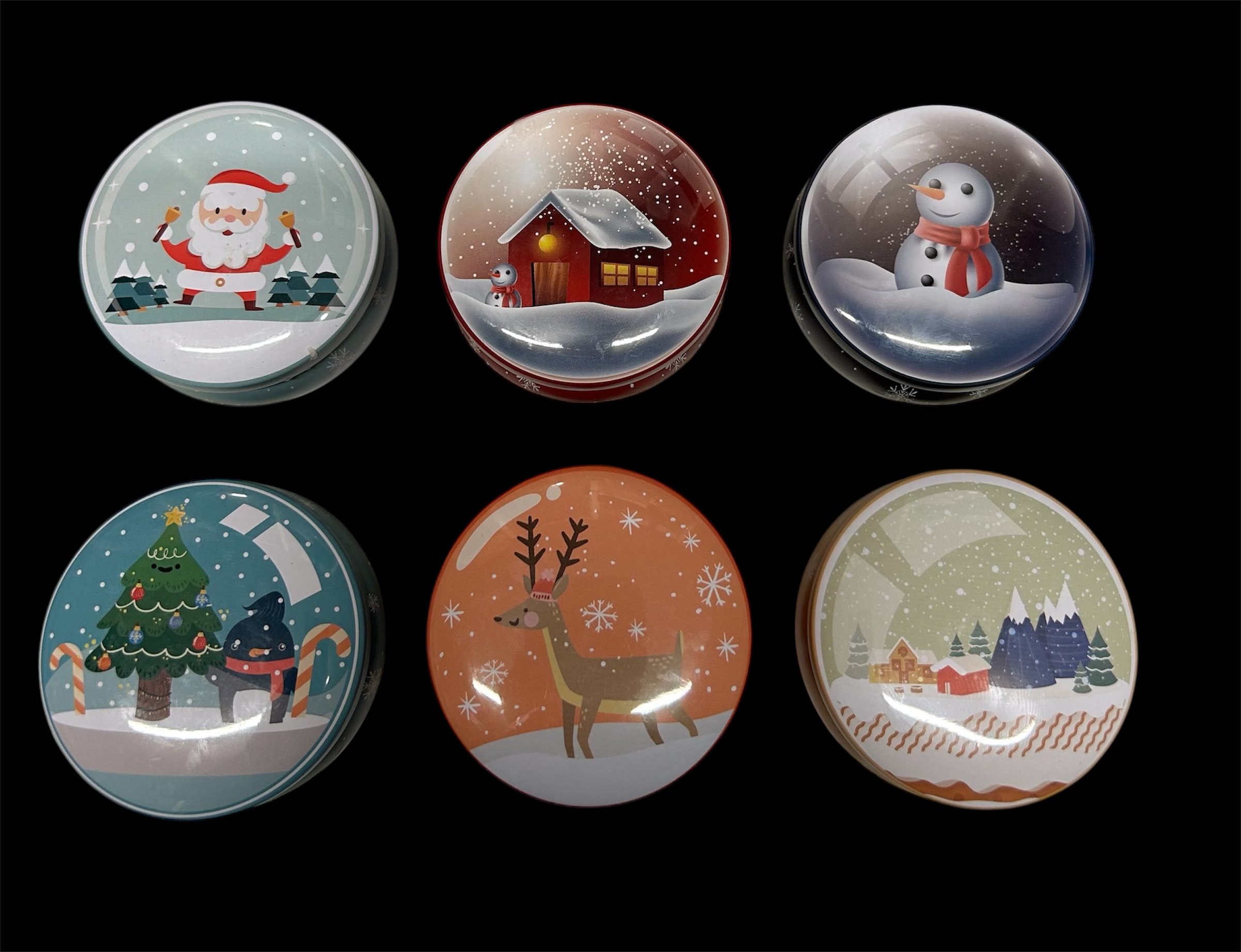 12 X Christmas Scented Candles L24b sku-3256