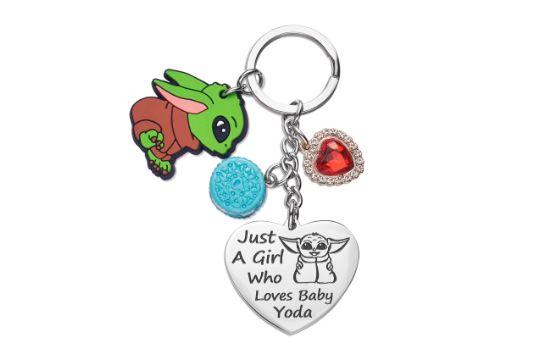 10 x Baby Yoda Gifts Cute Mandalorian Keychain L14a sku-3569