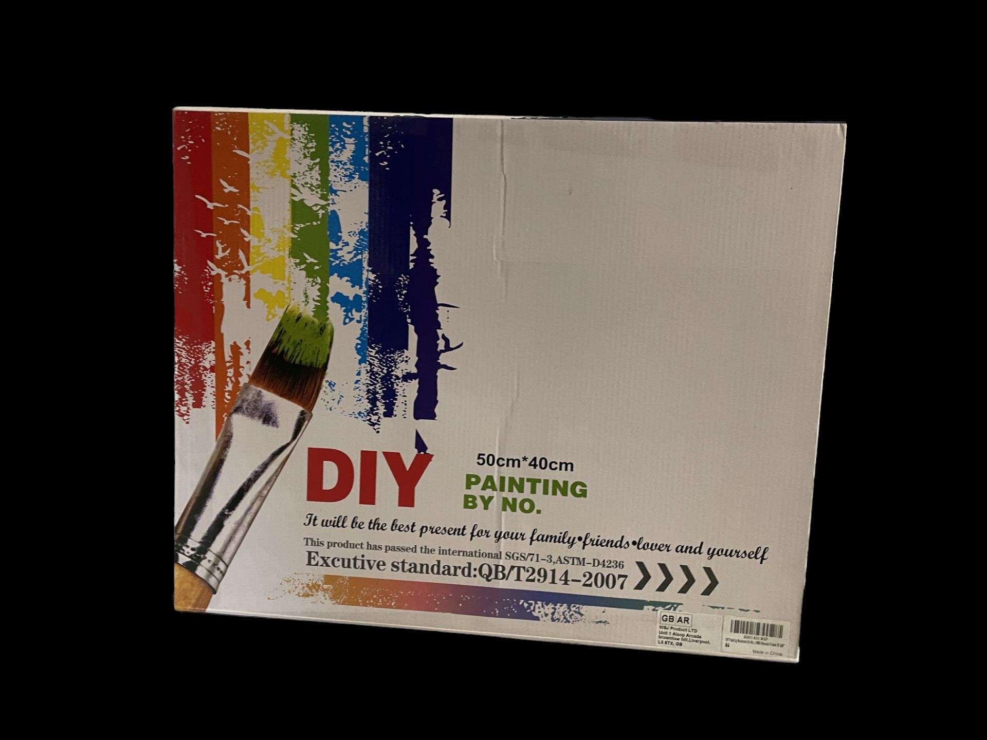 Paint By Numbers 50cm x 40cm Board & Paint Set L30a sku-4580
