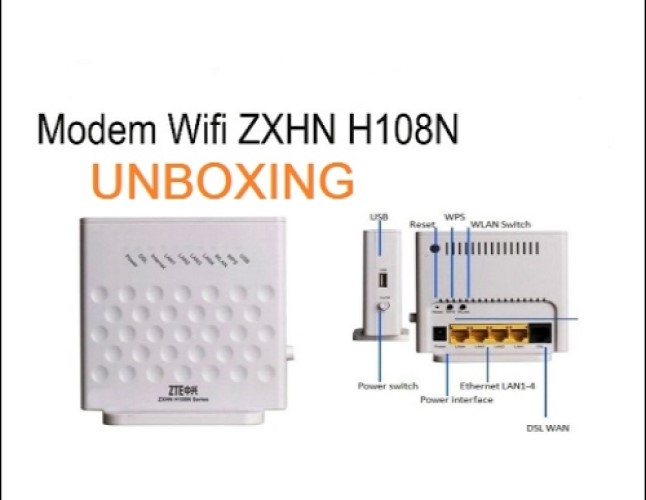 10 x ZTE ZXHN-H108N Wireless ADSL2+ Modem Router 300MPS RRP £29.99 ea. L2a sku-281