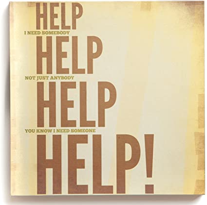 10 x Help Wall Art L10 sku-284