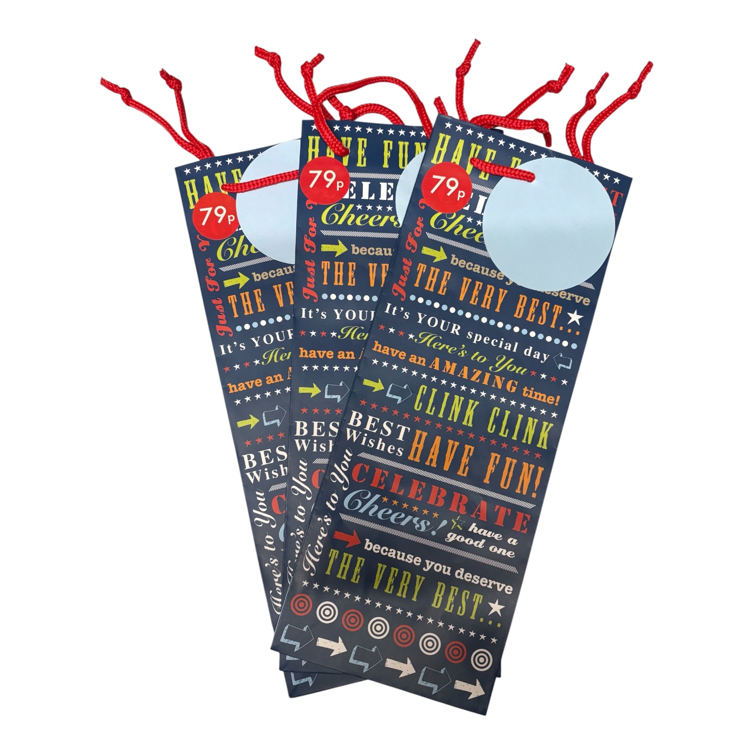 40 x Bottle Gift Bags Priced at £0.79 ea L5c sku-372