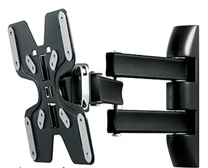2 x Ross Full motion Black TV bracket, 23-50" L3b sku-401