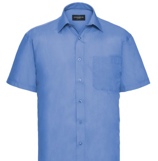 10 x Women's Short Sleeve Classic Polycotton Poplin Shirt RRP £17.55ea. L9b sku-704