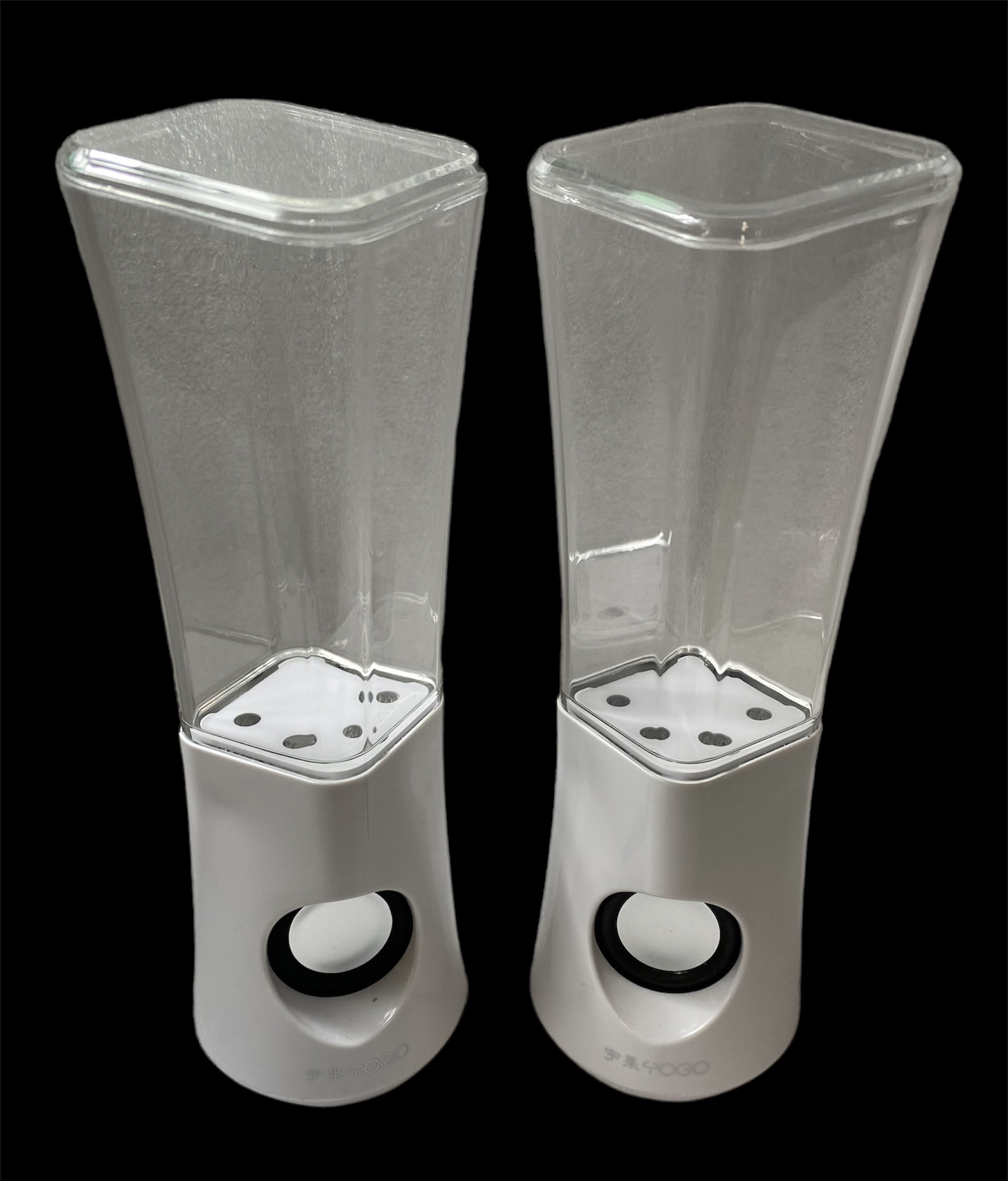White Dancing Water Speakers L3a sku-2061