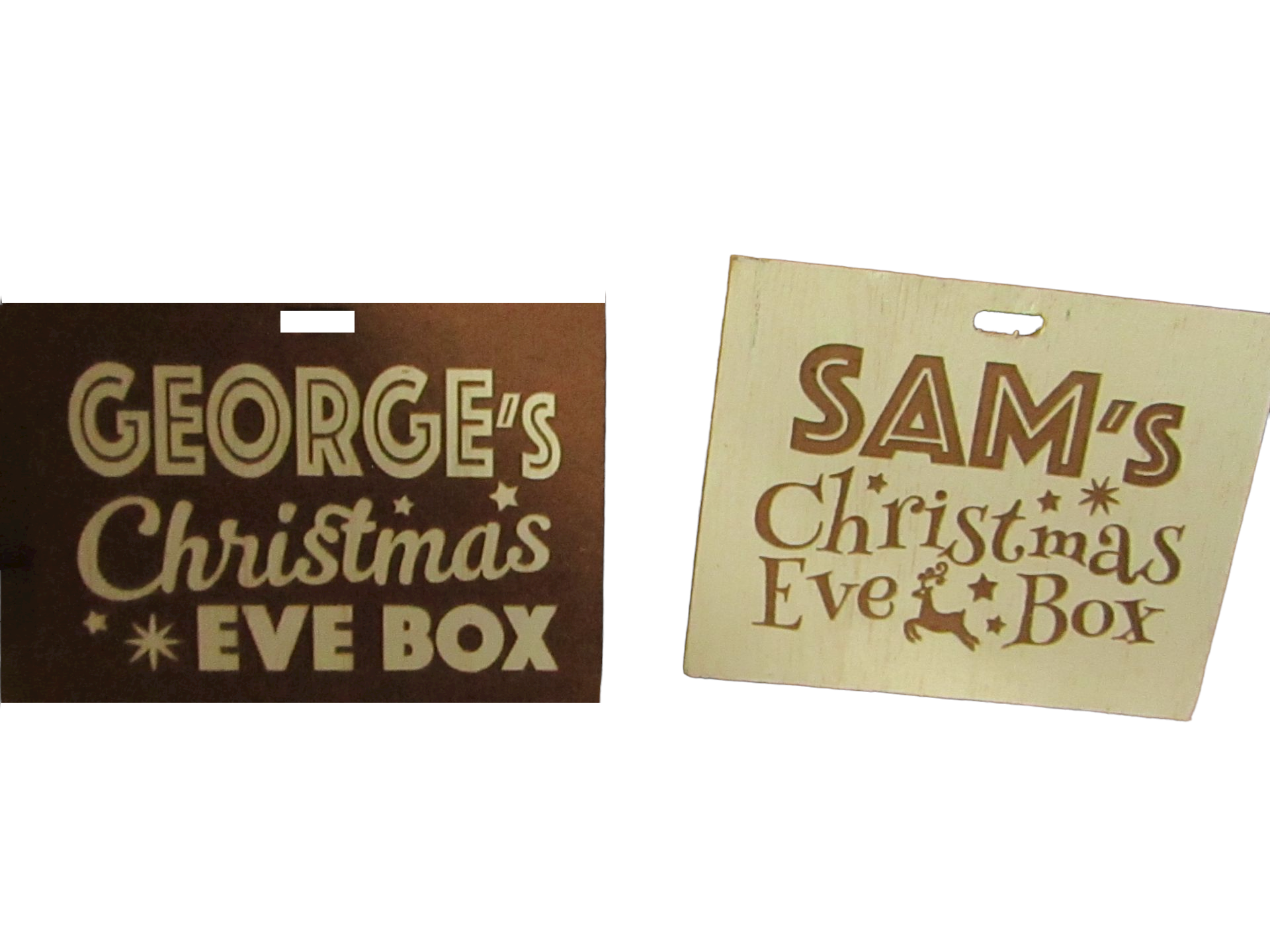 700 x Christmas Eve Personalised Name Plates RRP £1.99 ea. L22 sku-2233