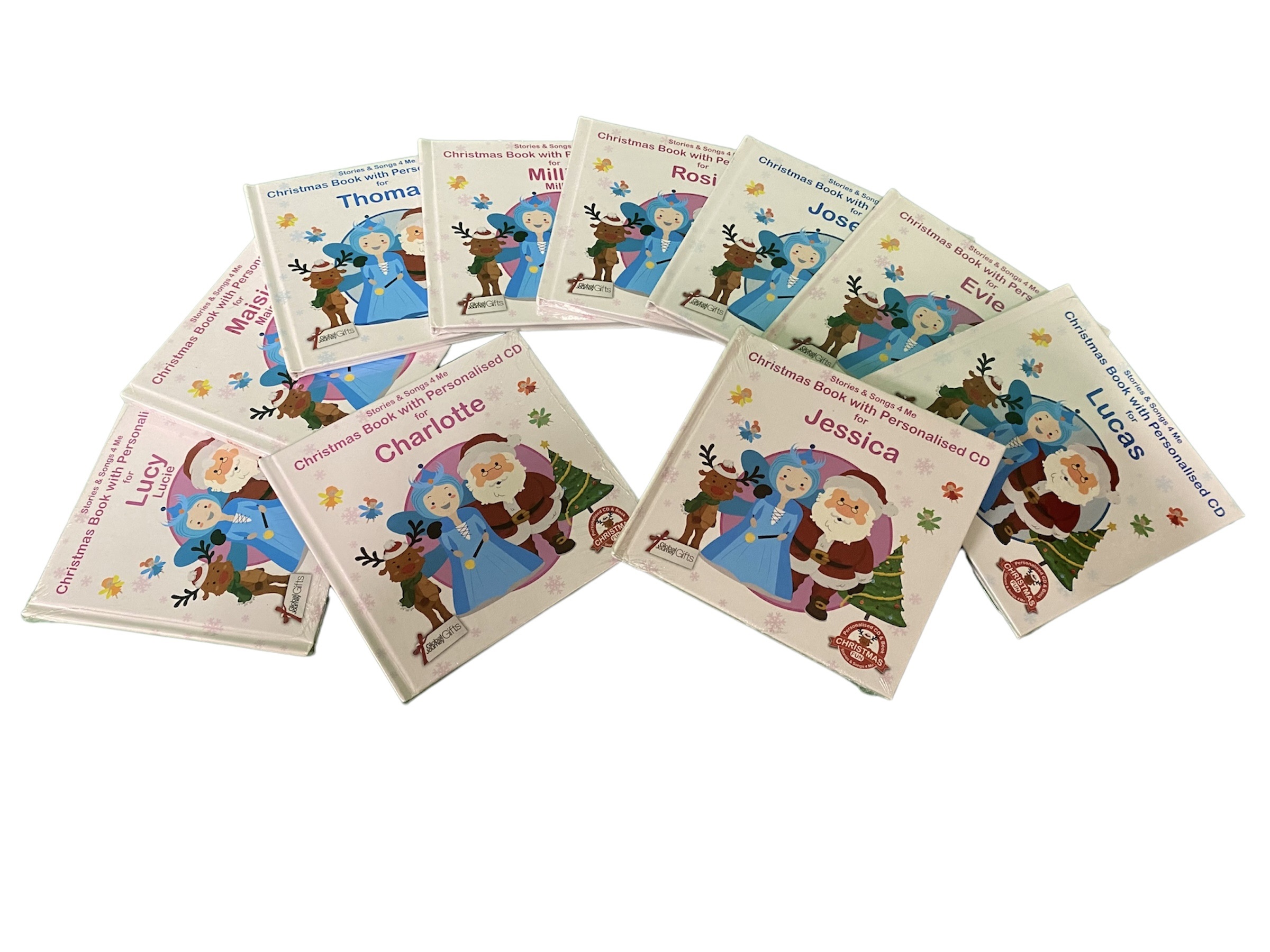 Approx. 300 Personalised Christmas Book & CD sku-2319