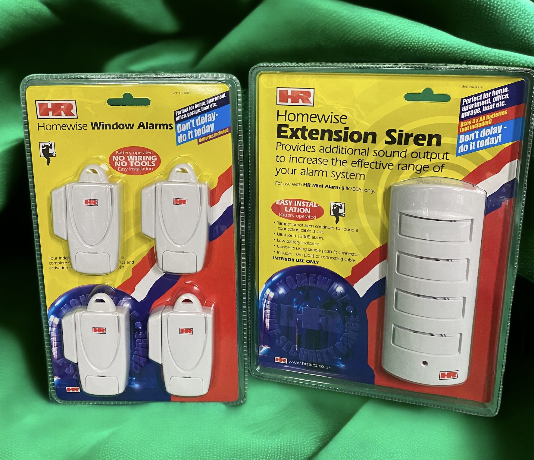 48 x Homewise Window Alarms And Extension Siren sku-2444