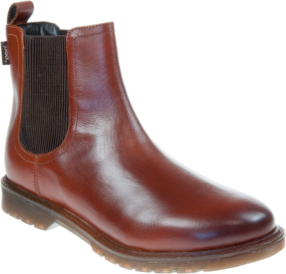 Lot 469: Pod Alia Brown Leather Chelsea. Boot size 38 RRP £105 L10c sku-2553
