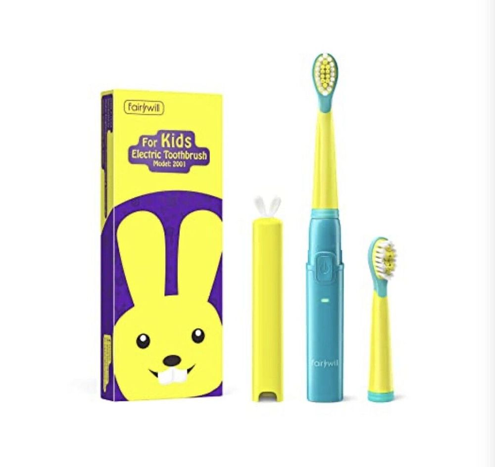 Lot 470: 4 x Fairywill Kids 2001 Electric Toothbrush L6a sku-2557