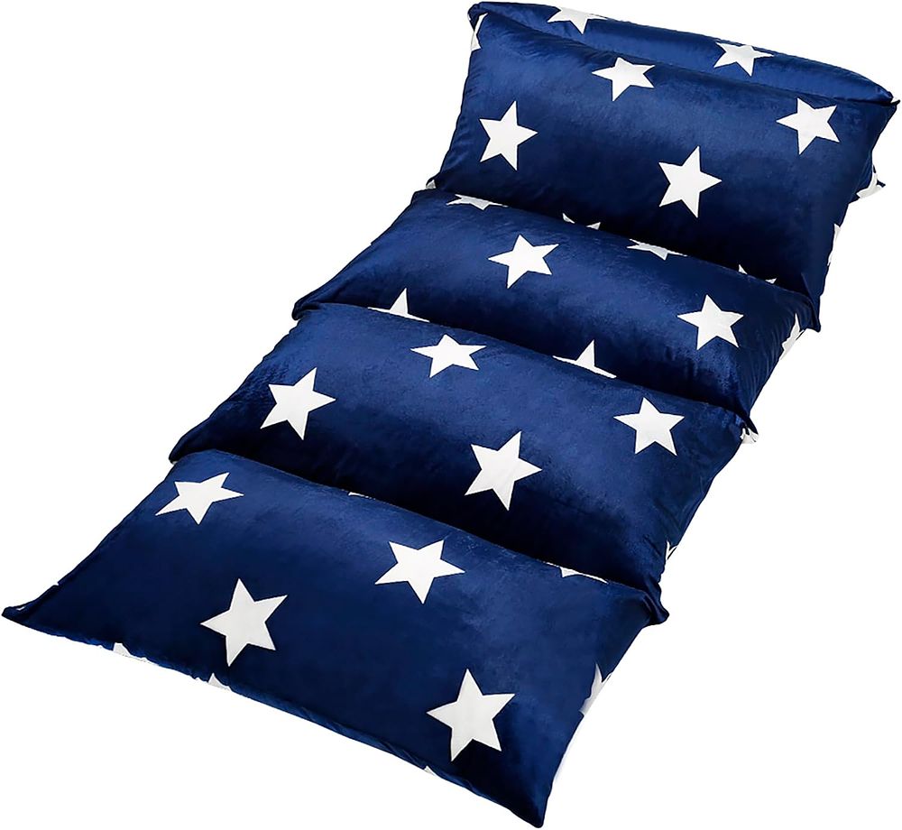 Lot 152: 12 x Butterfly Craze Floor Pillow Case, Mattress Navy, King Size RRP £29.99 L2b sku-3016