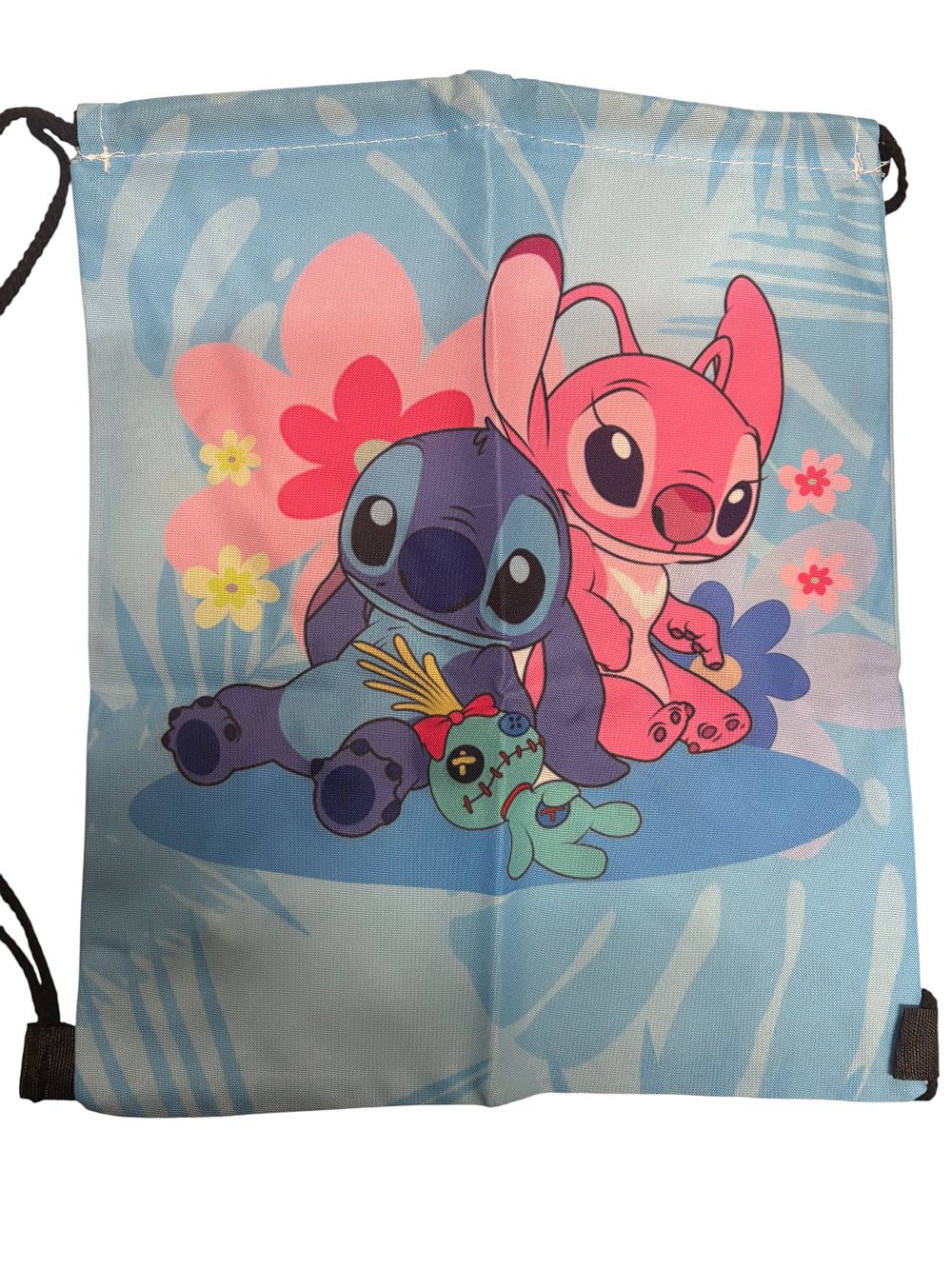 Lot 185: 5 x Lilo & Stitch Drawstring Bags L3 sku-3686