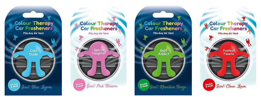Lot 287: 16 x Colour Therapy Car Air Fresheners L12a sku-333