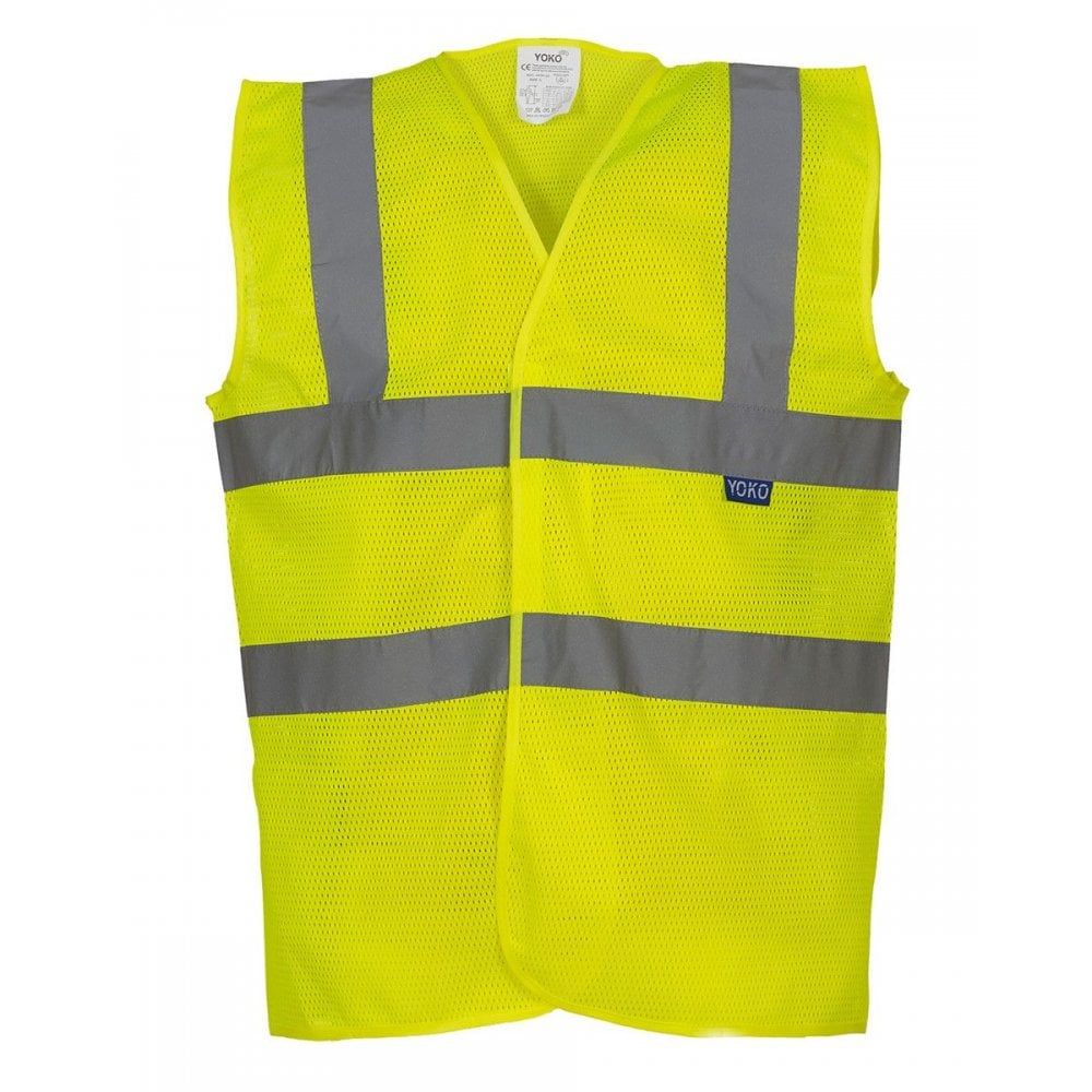 Lot 299: 10 x High Vis Vests L6b sku-521