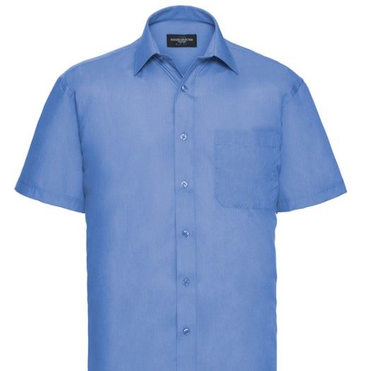 Lot 324: 10 x Women's Short Sleeve Classic Polycotton Poplin Shirt RRP £17.55ea. L9b sku-704