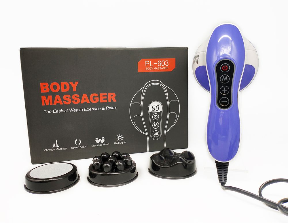 Lot 339: Body Massager PL-603 With Vibration Massage, Speed Adjust L3b sku-2098