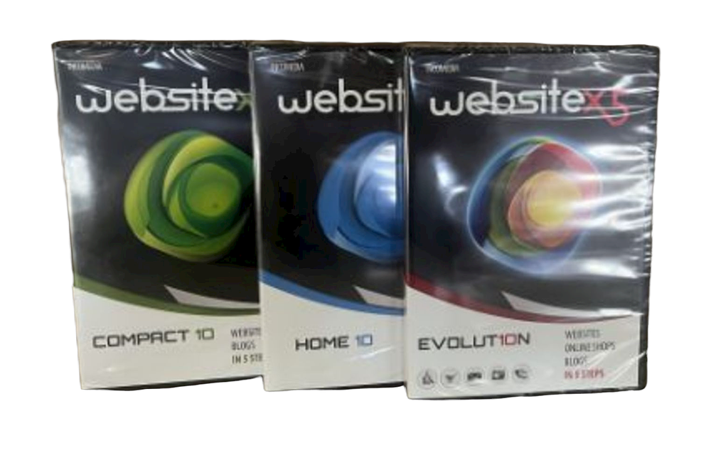 Lot 347: 25 x Assorted Incomedia Websitex5 Website In 5 Steps (Home, Evolution, Compact) RRP £274.75 L16b sku-2132
