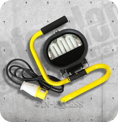 Lot 367: 4 x Defender 110v Work Light RRP £16.95 ea. L9 sku-2237