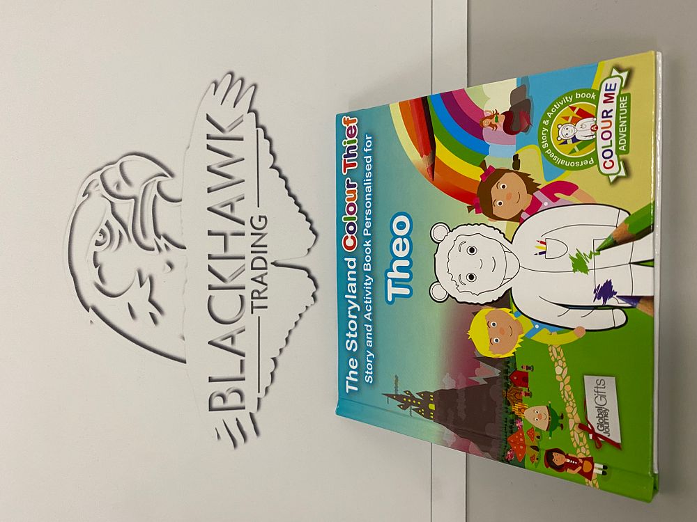 Lot 185: 100 x Personalised Children Story and Colouring Books (Th) - eBay 3.99 ea sku-394