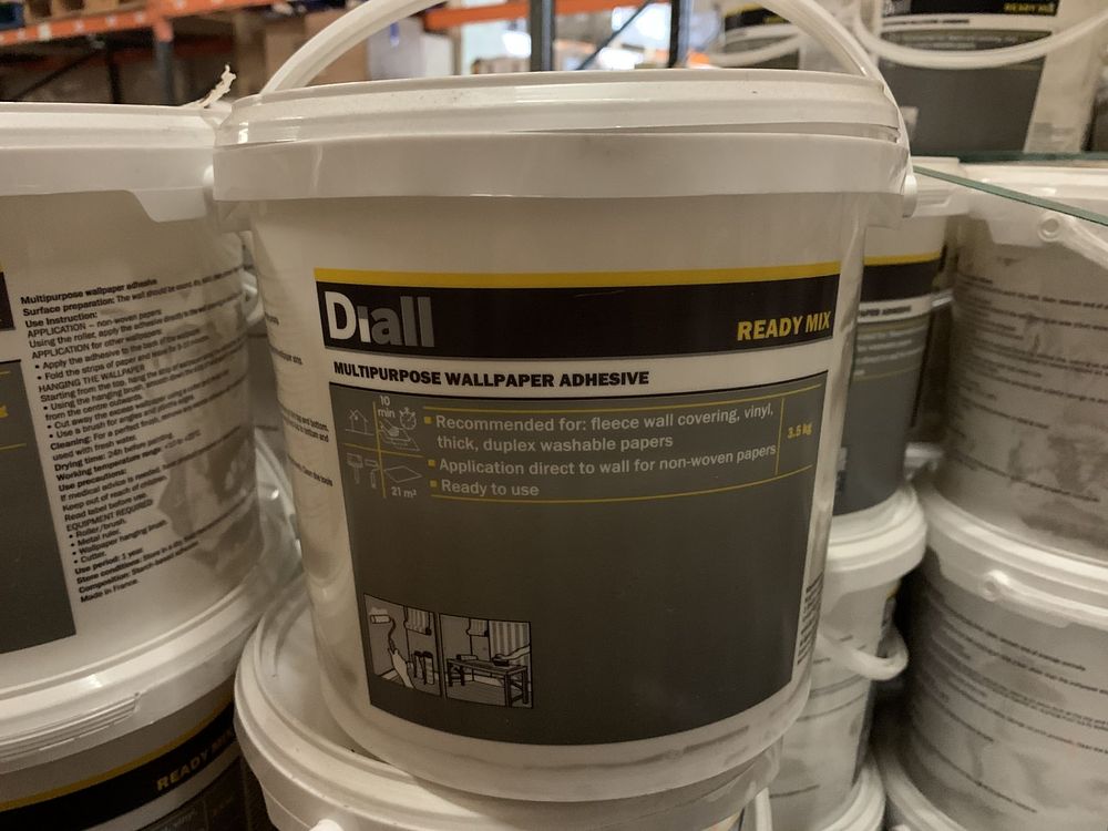 Lot 227: 3.5KG Tub Ready Mix Wallpaer Paste L6c sku-330
