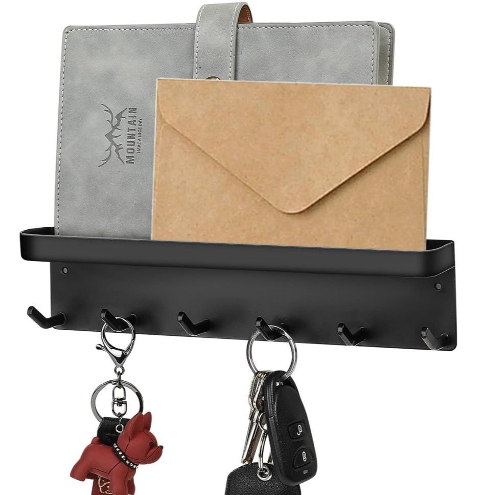 Lot 259: 10 x Black Key Holders for Wall RRP £162.50 L2288 sku-4626