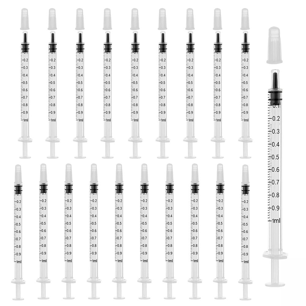 Lot 324: 10 x 20 Pack 1ml Syringe with Cap L30a sku-4515