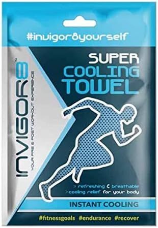 Lot 329: 15 x invigor 8 Towel - Refreshing & Breathable RRP £4.99 ea. L12c sku-2731