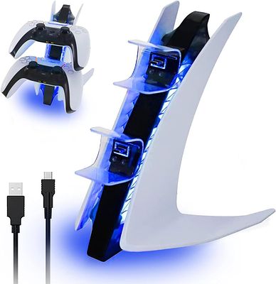 PS5 Controller Charger Special Edition, Wireless Controller Charging Station L24b sku-4495. "Colo 