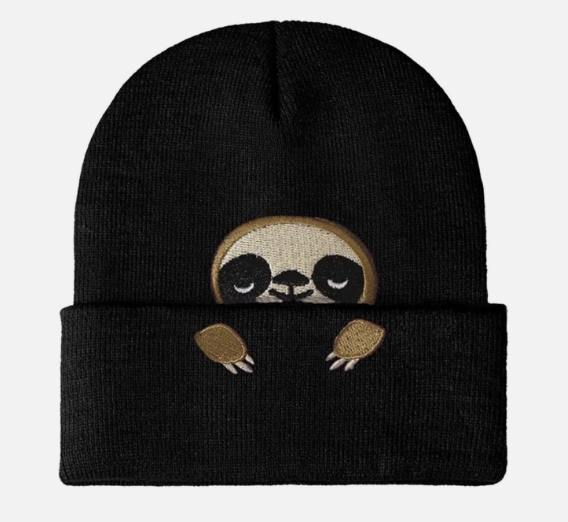 Lot 428: 8 x Sloth Beanie Winter Fashion Hat for Men Women Unisex L19b sku-4710