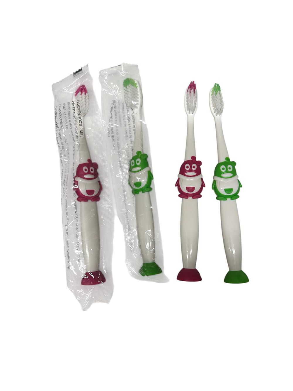 Lot 457: 100 x Childrens Owl Character Toothbrushes L27b sku-2988