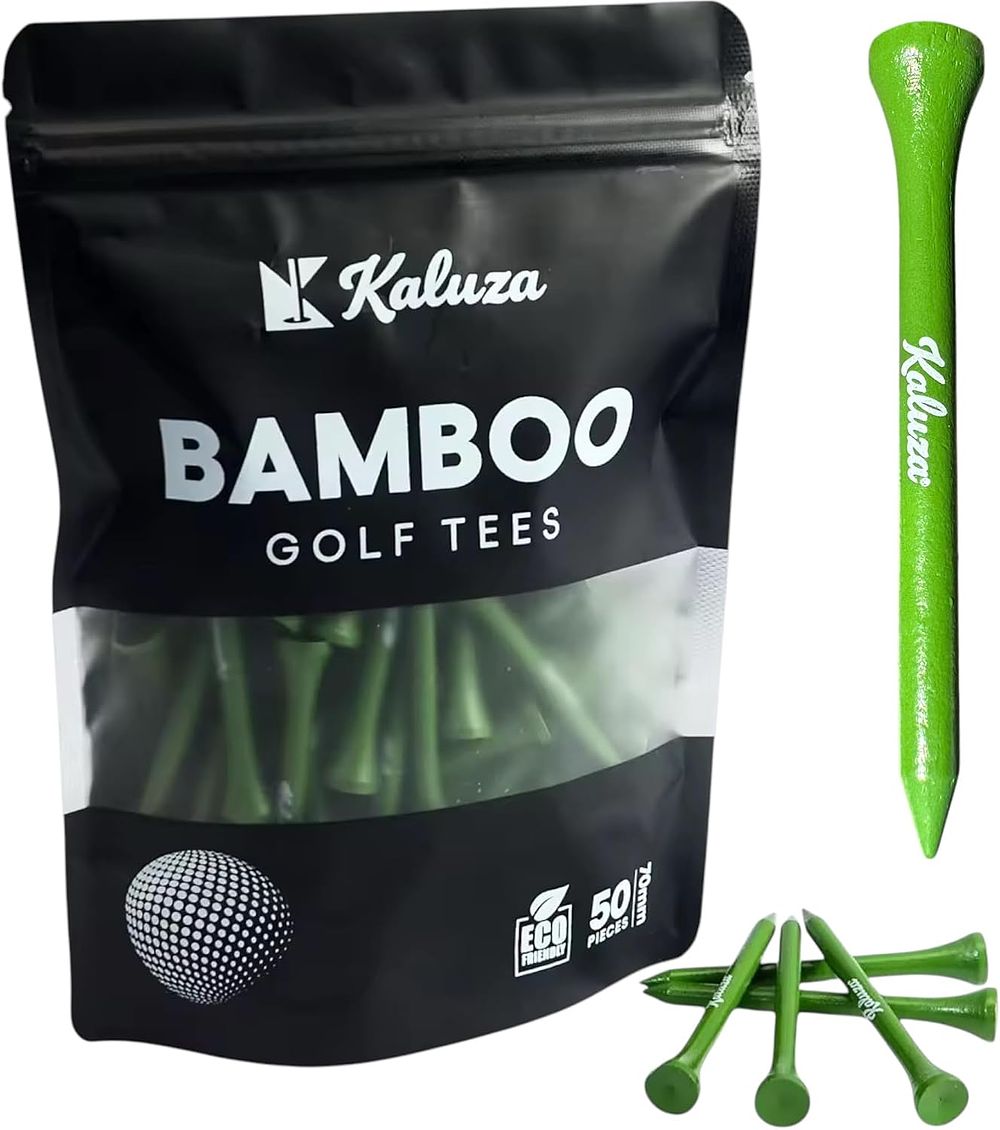 Lot 482: 10 x Packs of 50 Wood/Bamboo Golf Tees 70mm Eco-Friendly L1a sku-4629