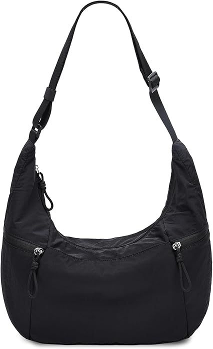 Lot 506: Crossbody Crescent Bag for Women (Black) RRP £25.89 L2346 sku-4719