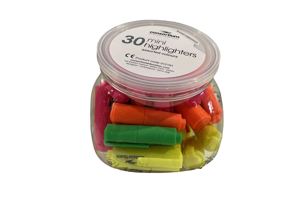 Lot 512: 2 x Packs of 30 Mini Highlighter pens L29a sku-2863