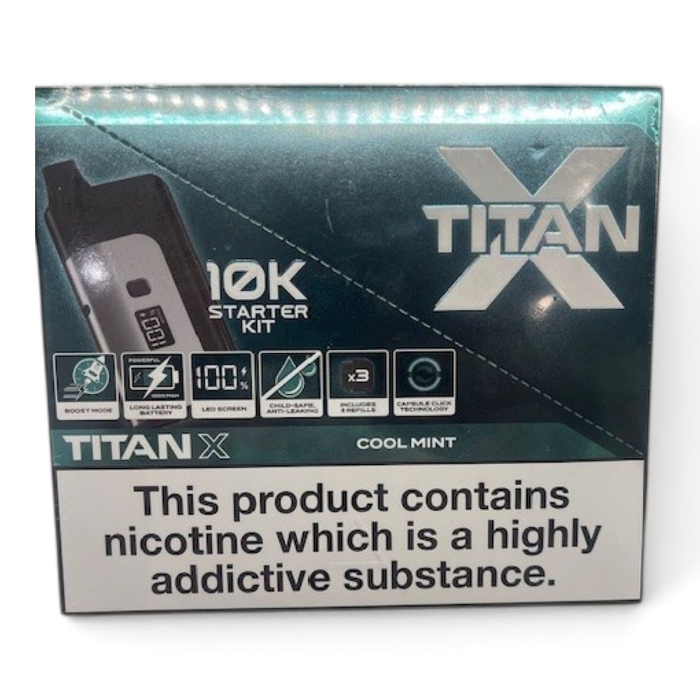 Lot 534: 1 box 5 x Cool Mint Replaceable Legal Vape Kit 20mg ext sku-4651