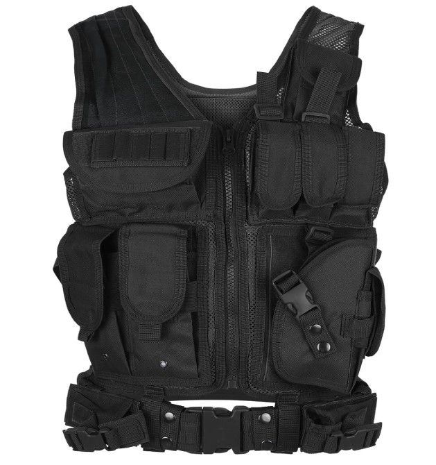 Lot 38: Mens Vest Military Tactical Army Polyester Waistcoat L29c sku-4256
