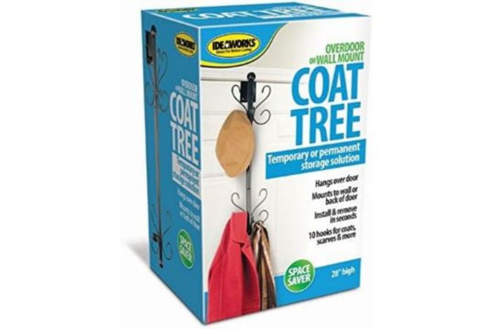 Lot 79: Overdoor Wall, Coat or Hat Rack RRP £16.99 L24 sku-4463