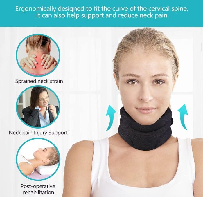 Lot 85: RESTCLOUD Neck Brace for Neck Pain Relief RRP £21.99 L23 sku-4492