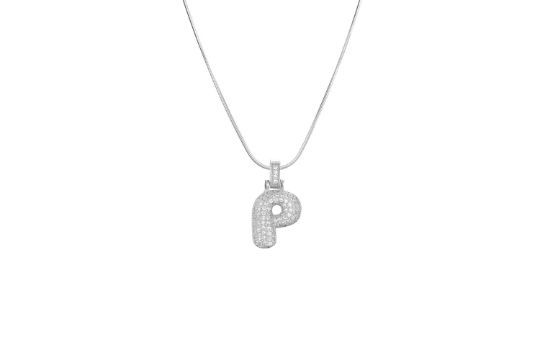 Lot 112: 10 x Bubble Letter Necklace.Balloon Name Initial RRP £16.99 ea. Lb1a sku-3805