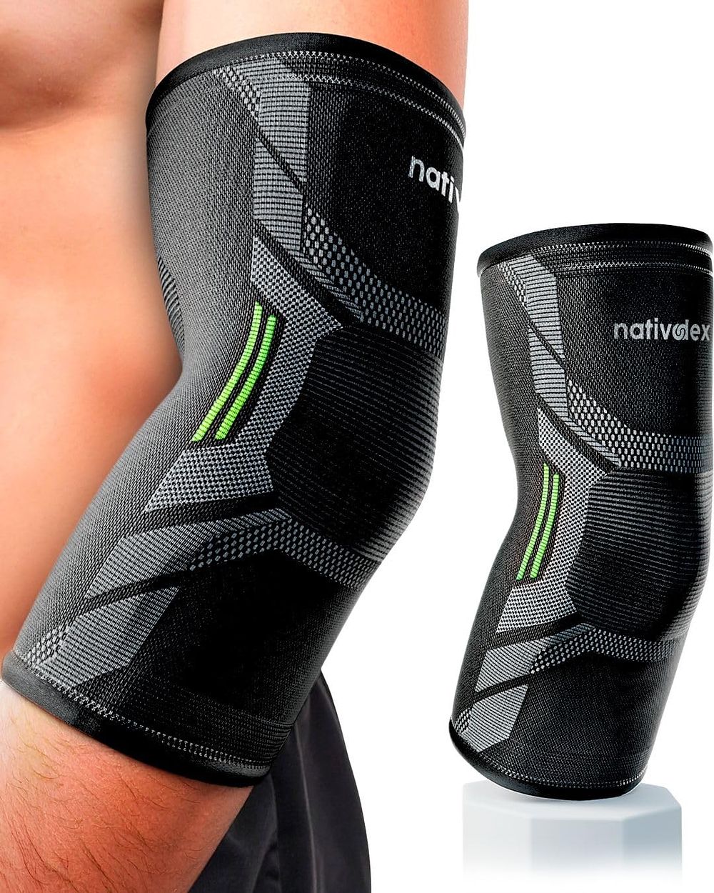 Lot 181: 10 x Elbow Support Brace for Men & Women – Compression Sleeve XS RRP £200.90 L22a sku-4217
