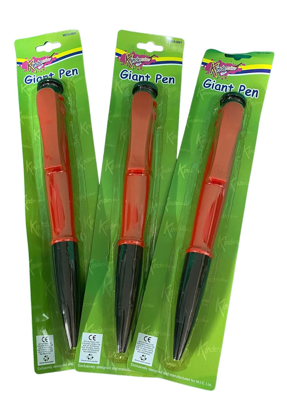 Lot 199: 12 x Kinder Colour Giant Pens RRP £4.99 ea. L5 sku-2376