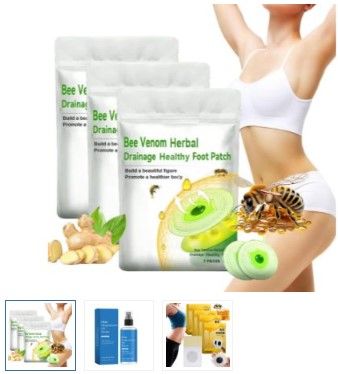 Lot 271: 18 Items in total 4 X Pure Magnesium Oil Spray 14 X Bee Venom Patch Lb31 sku-3194