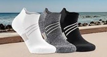 Lot 317: 13 x 3 Pairs of Ankle Socks for Men and Women in Grey NOT Black Lb45 sku-4263