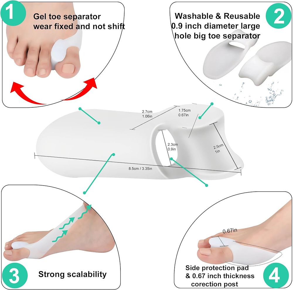 Lot 331: 15 x Bunion Corrector Toe Straightener L27b sku-4082